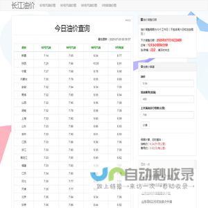 今日油价查询