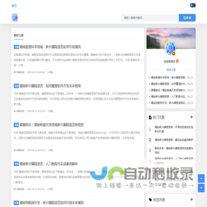 探索新兴编程语
