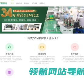 河南膏药OEM厂家